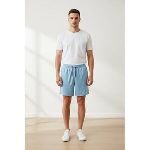 Old Navy Men's Active Go Dry Light Blue Athletic Shorts Drawstring, Size L, NWT